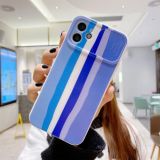 Rainbow Sliding Lens Cover Design Shockproof Protective Case For iPhone 12 Pro(D)