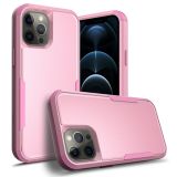TPU + PC Shockproof Protective Case For iPhone 12 / 12 Pro(Pink)