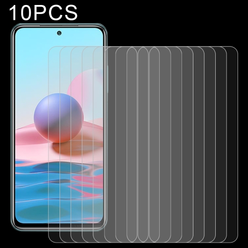 For Xiaomi Redmi Note 10 10 PCS 0.26mm 9H 2.5D Tempered Glass Film