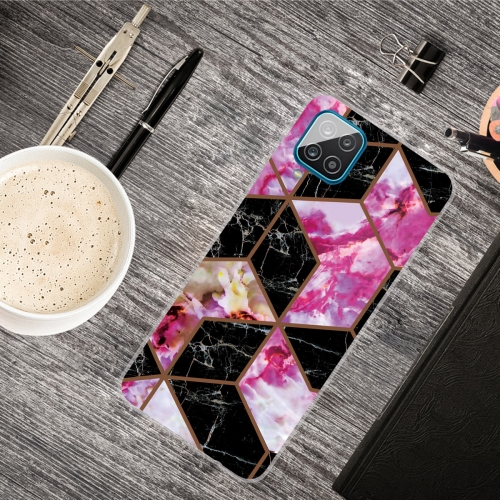 For Samsung Galaxy A12 A Series Marble Pattern TPU Protective Case(HC-A22)