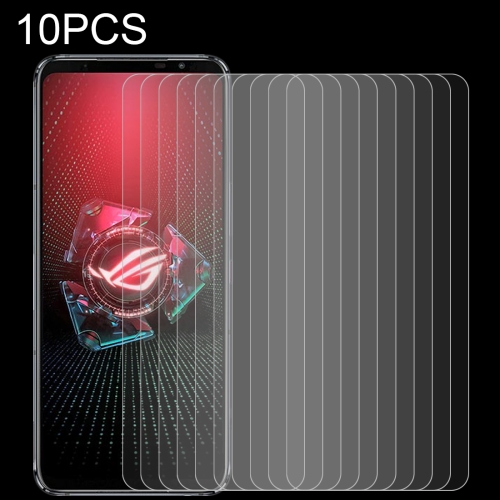 For Asus ROG Phone 5 / 5 Pro / 5 Ultimate 10 PCS 0.26mm 9H 2.5D Tempered Glass Film