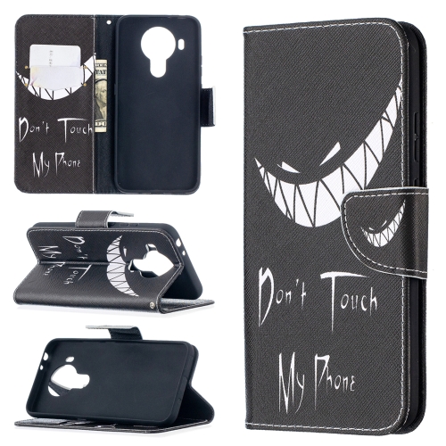 For Nokia 5.4 Colored Drawing Pattern Horizontal Flip Leather Case with Holder & Card Slots & Wallet(Smirk)