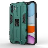 Supersonic PC + TPU Shock-proof Protective Case with Holder For iPhone 11 Pro Max(Green)