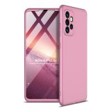 For Samsung Galaxy A72 5G / 4G GKK Three Stage Splicing Full Coverage PC Case(Rose Gold)