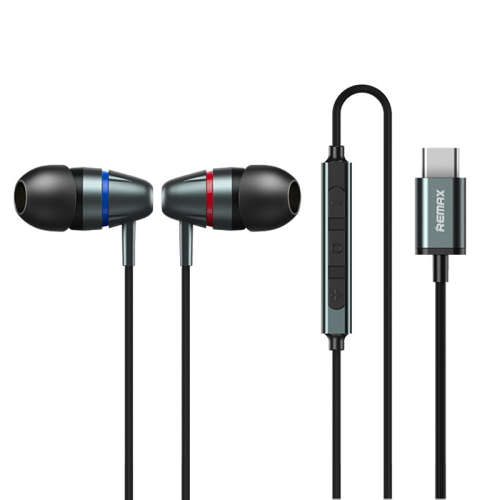 Remax RM-660a USB-C / Type-C Interface Wire-controlled Wired Earphone