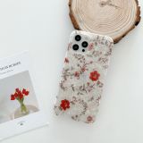 Shell Pattern Protective Case For iPhone 12 Pro Max(Little Red Flower)