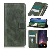 For Samsung Galaxy S21 FE Mirren Crazy Horse Texture Horizontal Flip Leather Case with Holder & Card Slots & Wallet(Dark Green)