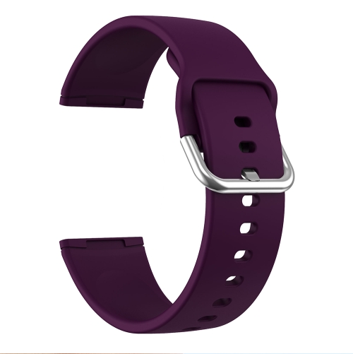 For Fitbit Versa 3 Silicone Replacement Strap Watchband(Purple)