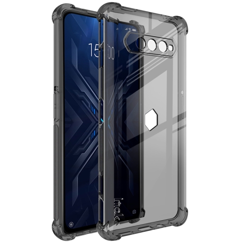For Xiaomi Black Shark 4 / 4 Pro IMAK All-inclusive Shockproof Airbag TPU Case with Screen Protector(Transparent Black)