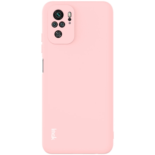 For Xiaomi Redmi Note 10S IMAK UC-2 Series Shockproof Full Coverage Soft TPU Case(Pink)