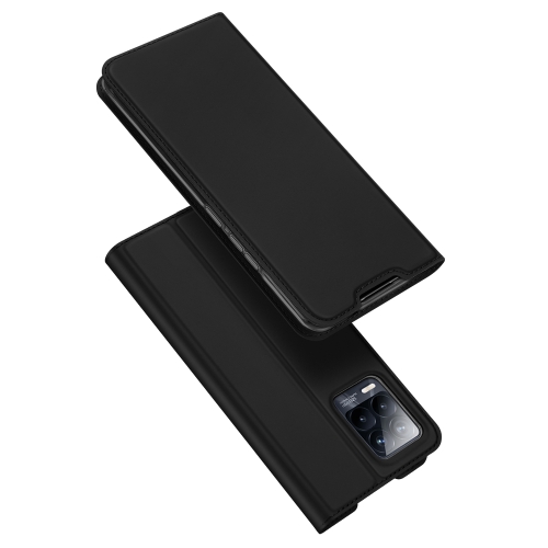 For OPPO Realme 8 Pro / Realme 8 DUX DUCIS Skin Pro Series Horizontal Flip PU + TPU Leather Case with Holder & Card Slots(Black)