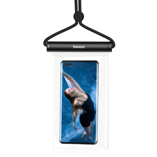 Baseus Cylinder Slide-cover Waterproof Bag For Smart Phones Below 7.2 inch(Black)