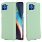 For Motorola Moto G 5G Plus Solid Color Liquid Silicone Dropproof Full Coverage Protective Case(Green)