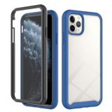 Starry Sky Solid Color Series Shockproof PC + TPU Case with PET Film For iPhone 11 Pro Max(Royal Blue)