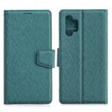 For Samsung Galaxy A32 5G Silk Texture Horizontal Flip Leather Case with Holder & Card Slots & Wallet & Photo Frame(Green)