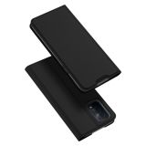 For OPPO OPPO A54 5G / A74 5G DUX DUCIS Skin Pro Series Horizontal Flip PU + TPU Leather Case with Holder & Card Slots(Black)