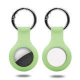 Silicone Case with Keychain Ring for AirTag(Light Green)