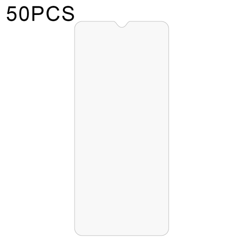 For Umidigi A11 50 PCS 0.26mm 9H 2.5D Tempered Glass Film