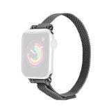 Milan Bracelet Stainless Steel Watch Strap For Apple Watch Series 6 & SE & 5 & 4 40mm / 3 & 2 & 1 38mm(Black)