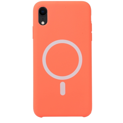 Nano Silicone Full Coverage Shockproof Magsafe Case For iPhone XR(Orange)