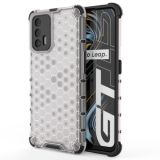 For OPPO Realme GT 5G Shockproof Honeycomb PC + TPU Case(White)