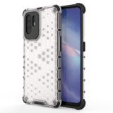 For OPPO Reno5 Z 5G Shockproof Honeycomb PC + TPU Case(White)