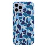 Camouflage TPU Protective Case For iPhone 11 Pro Max(Blue)