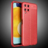 For Samsung Galaxy A22 4G Litchi Texture TPU Shockproof Case(Red)