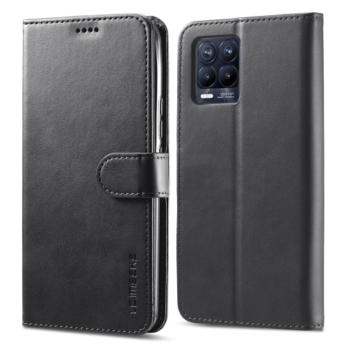 For OPPO Realme 8 / 8 Pro LC.IMEEKE Calf Texture Horizontal Flip Leather Case