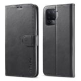 For OPPO F19 Pro/A94 4G/Reno 5F LC.IMEEKE Calf Texture Horizontal Flip Leather Case