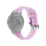 22mm T-shaped Buckle Silicone Replacement Strap Watchband(Purple)