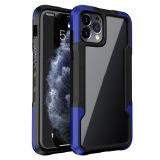 TPU + PC + Acrylic 3 in 1 Shockproof Protective Case For iPhone 11 Pro(Blue)