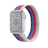Four-color Rainbow Milanese Replacement Strap Watchband For Apple Watch Series 6 & SE & 5 & 4 44mm / 3 & 2 & 1 42mm(9)