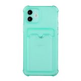 TPU Dropproof Protective Back Case with Card Slot For iPhone 11 Pro(Green)