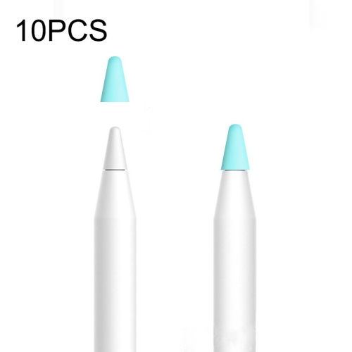 10 PCS Paperfeel Flim Mute Nib Protective Case for Apple Pencil 1 / 2(Mint Green)
