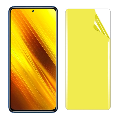 For Xiaomi Poco X3 Soft TPU Full Coverage Front Screen Protector