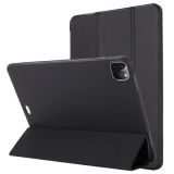 TPU Horizontal Flip Leather Case with Three-folding Holder For iPad Pro 11 (2021) / (2020)(Black)