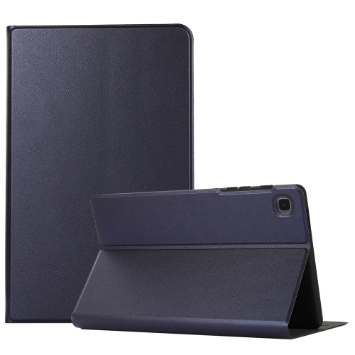 For Samsung Galaxy Tab A7 Lite 8.4 T220/225 Voltage Craft Texture TPU Horizontal Flip Protective Case with Holder(Dark Blue)