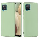 For Samsung Galaxy A22 4G Solid Color Liquid Silicone Dropproof Full Coverage Protective Case(Green)