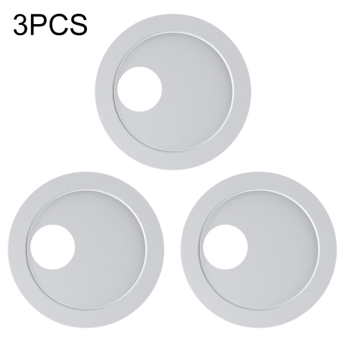 3 PCS Universal Round Shape Design WebCam Cover Camera Cover for Desktop
