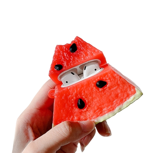 Watermelon Shape Silicone Earphone Protective Case For AirPods 1 / 2