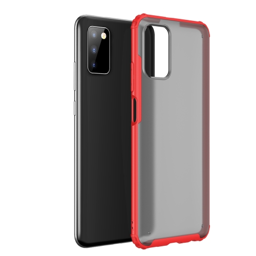 For Samsung Galaxy A03s EU Version Four-corner Shockproof TPU + PC Protective Case(Red)