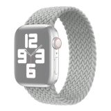 Metal Head Braided Nylon Solid Color Replacement Strap Watchband For Apple Watch Series 6 & SE & 5 & 4 44mm / 3 & 2 & 1 42mm