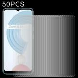 For OPPO Realme C21 50 PCS 0.26mm 9H 2.5D Tempered Glass Film