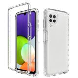 For Samsung Galaxy A22 4G Shockproof Highly Transparent PC+TPU Protective Case