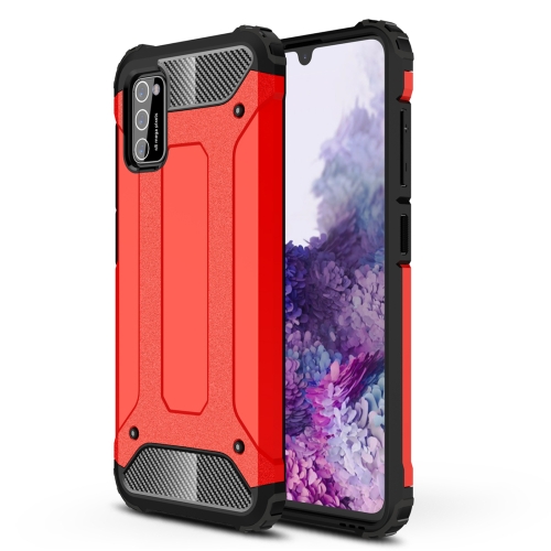 For Samsung Galaxy A02s US Version Magic Armor TPU + PC Combination Case(Red)