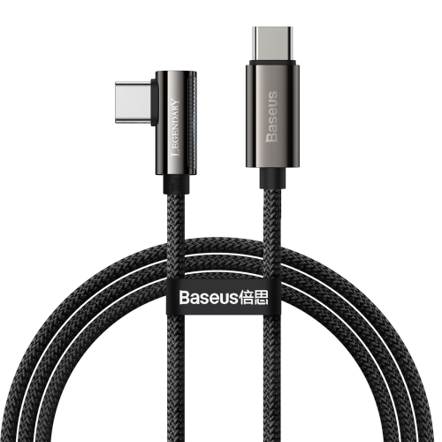 Baseus CATCS-01 Legend Series 100W USB-C / Type-C to USB-C / Type-C Elbow Fast Charging Data Cable
