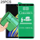 For Samsung Galaxy Note9 25 PCS 9D Full Screen Full Glue Ceramic Film