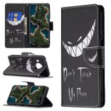 For Nokia X10 / X20 Colored Drawing Pattern Horizontal Flip Leather Case with Holder & Card Slots & Wallet(Smirk)