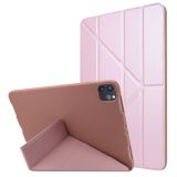 TPU Horizontal Deformation Flip Leather Case with Holder For iPad Pro 11 2021(Rose Gold)